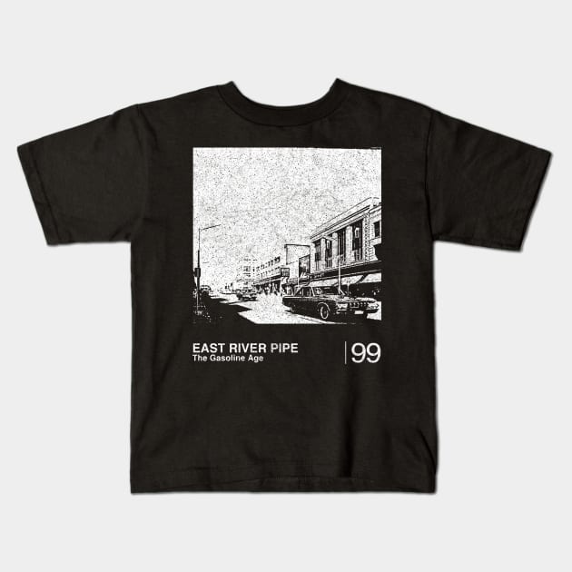 East River Pipe / Minimalist Graphic Design Fan Artwork Kids T-Shirt by saudade